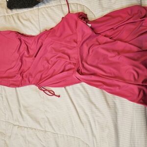 Elegant Pink maxi Dress